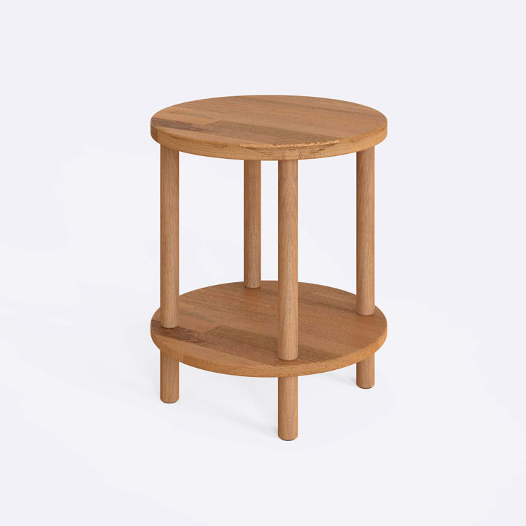 Isabelline Gamble Solid Wood End Table with Storage Wayfair.co.uk